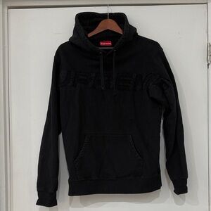 Supreme Classic Black Hoodie
